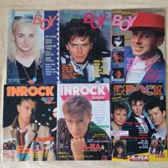 IN ROCK イン・ロック　６冊セット 昭和59年9月～昭和61年3月号