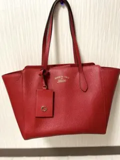 GUCCI スウィングトート レッド
