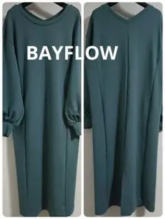 ロングワンピース 長袖 ベイフローBAYFLOW