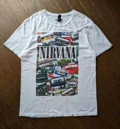 NIRVANA Tシャツ カセットテープ
