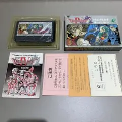 状態良好　ドラゴンクエストIV導かれし者たち　ファミコンカセット　ENIX
