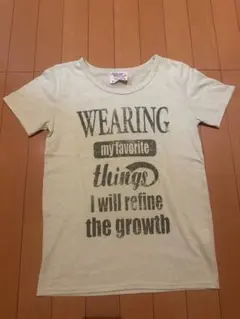 Admire Somebody プリントTシャツ ライトグリーン Y2K