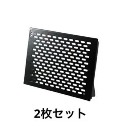 ブラックデザイン アイアンプレート 2枚セット 新品