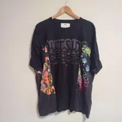 Amok アモク バンドT 再構築 リメイクTシャツ M オーバーサイズ 黒