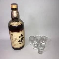 昭和レトロ 希少!! 植物 エッチング ショットグラス 6個 まとめて