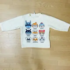 【最安値】アンパンマン　ロングTシャツ　カットソー　トレーナー　長袖　90サイズ