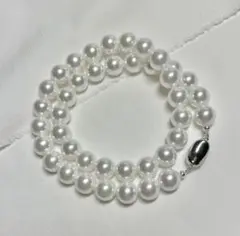 A6052 真珠　ネックレス　貝パール　冠婚葬祭　アクセサリー