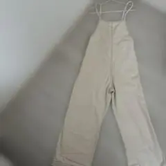 フリークスストア　ベージュ コットンサロペット