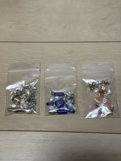 即購入⭕️ ビーズセット 3袋入り 様々な色と形
