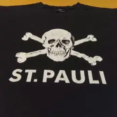 XL ST.PAULI Tシャツ　ザンクトパウリ　ブンデスリーガ　スカル　ロゴ