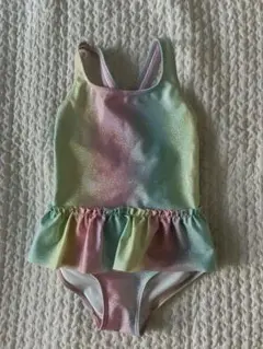 H&M グラデーション フリル水着 110/116