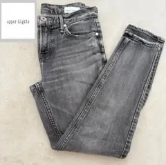 【極美品】アッパーハイツ　レディース　ジーンズ　グレージュ　21号　XS