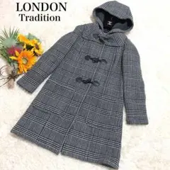 【極美品】ロンドントラディション グレンチェック ダッフルコート イギリス製