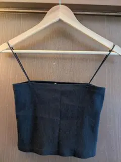 今週末削除ZARA/チューブトップ黒Ｌsize