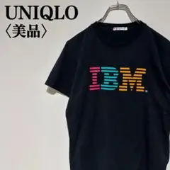 【美品】ユニクロ　UT コットンTシャツ　IBM　メンズS　コットン100％