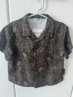 【新品】 LW リトルウィークエンド ペイズリー柄シャツ 100cm