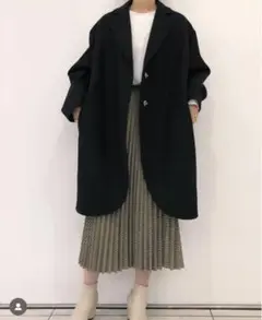 mm6 エムエムシックス メゾンマルジェラ19AW コクーンコート ブラック