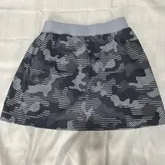 ゴルフ　スカート　迷彩柄 グレー系