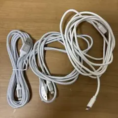 Naoelelii等USB充電ケーブル 3本セット
