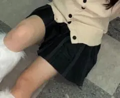 チェックプリーツミニスカート