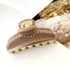 ベージュ♢アレクサンドルドゥパリ♢ヴァンドームクリップM