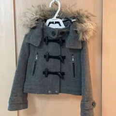 バーバリー ファー付きダッフルコート 104