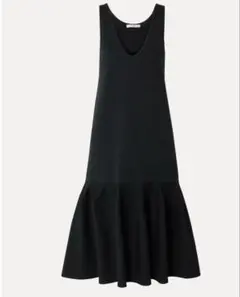未使用に近い　tibi ニットワンピース　フルートストレッチポンテドレス