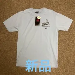 ニューバランス　Tシャツ　新品　Mサイズ　ライトブルー