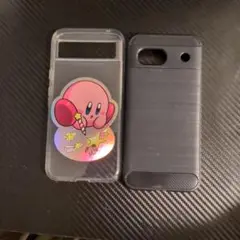 カービィデザイン ソフトケース　ハードケースセット　Pixel8a　スマホケース