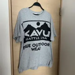 kavu ビックロゴTシャツ　biglogo サイズXL カブー