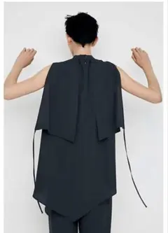 【あと一日】ENFOLD PEジョーゼットアシンメタックTANKTOP