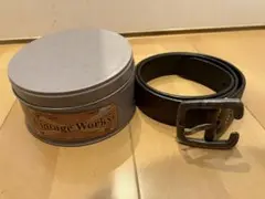 Vintage Works ベルト ブラウン DH5536 缶付き