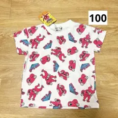 けけちゃま 総柄 Tシャツ 100 新品 タグ付き NHK