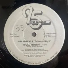 The Maniacs - Saturday Night