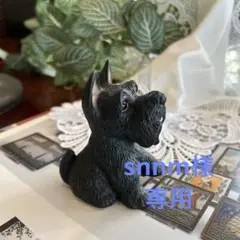 k725 イタリア 陶器製 犬の置物 2個セット Demain CASTAGNA