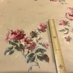 こうの早苗オリジナル布　ローズ　ベージュ　お得品