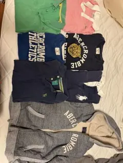 Abercrombie フード付きパーカーとTシャツ、ポロシャツセット