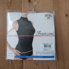 未使用Franzoni　ボトルネック　ノースリーブプルオーバーホワイト　L/XL