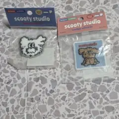 scooty studio☆ワッペン2種
