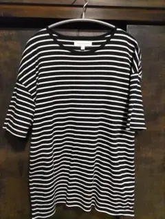 アーバンリサーチ　ボーダー半袖tシャツ Lサイズ 黒✕白