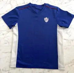 子供服　キッズ　Tシャツ　半袖　スポーツ　青　160サイズ　トップス
