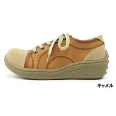 マーレマーレ　ポルカ WX00110-S　スニーカー　キャメル　Lサイズ