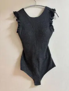 再値下げ　Searoomlynn パッドin backリボンフリルBODYスーツ