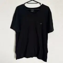 EMPORIO ARMANI Vネック 半袖 Tシャツ ブラック M