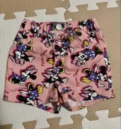 【美品】しまむらリトシーDisneyディズニー総柄ミニーショートパンツ　80cm