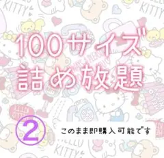 ②詰め放題100サイズ(このままご購入可能です)