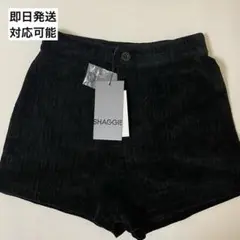 SHAGGIE モノグラムタイトハイウエストショートパンツ