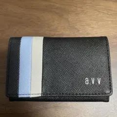 a.v.v 名刺入れ 黒
