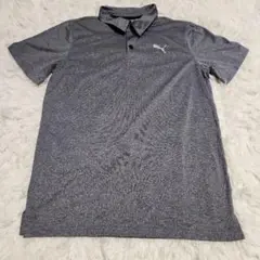 PUMA グレー ポロシャツ L (14-16)