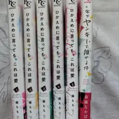 ひかえめに言ってもこれは愛 5巻セット 年下ヤンキーを推せる件　一巻